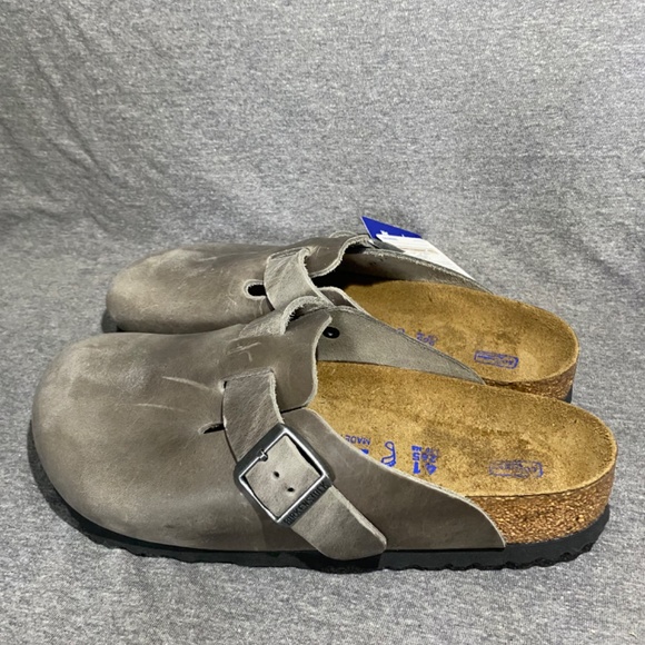 Birkenstock Boston Clogs Oiled Leather Sandals - Picture 5 of 7
